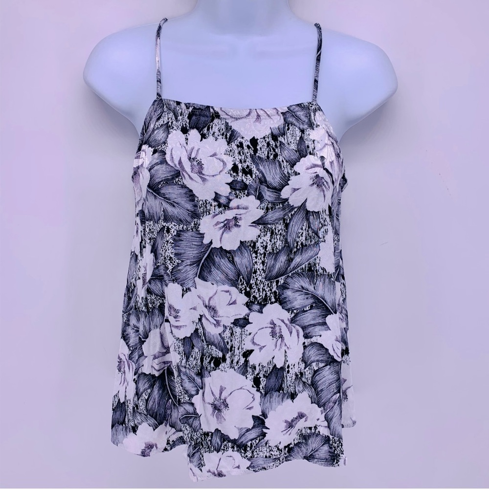Top Shop Floral Tank Top Size 6